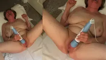Intense wet orgasmic GILF loses control
