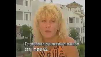 The make up artist of the Pin Up Club goes naked herself