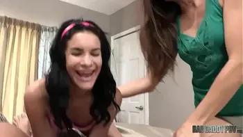 step MOMMY TEACHES HER LITTLE HOW TO FUCK - Featuring: Sadie Holmes / Eden Sin / Barrett Blade