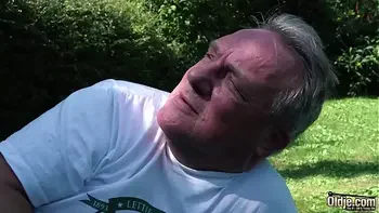 Super hot teen fucks grandpa hardcore and swallows his juicy cumshot