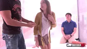 Amazing beauty girl`s Anya Akulova Enjoys her First Erotic in Public of boxtracksex