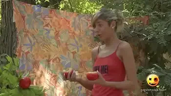 Apple Picking Topless Prank