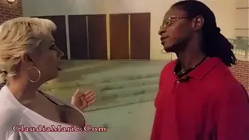 Claudia Marie Has Her Asshole Probed By Long Monster Black Cock