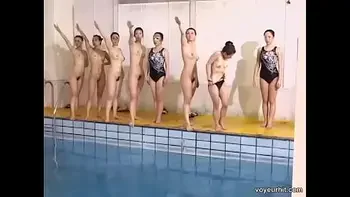 Nude hot synchro swimmers