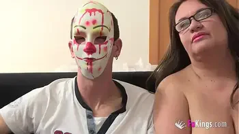 ENORMOUSLY TITTED Agata gets a rough anal pounding while husband watches