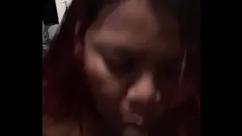 Asian sucks out cum no hands!