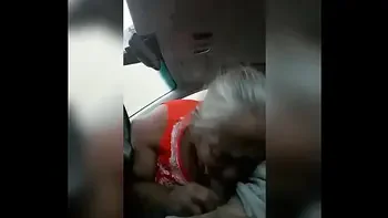 Grandma rose sucking my dick after few shots lol