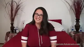 Casting Gem Desperate Amateurs big tits glasses babe