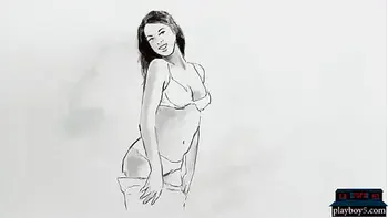 Gorgeous brunette MILF with natural boobs solo striptease