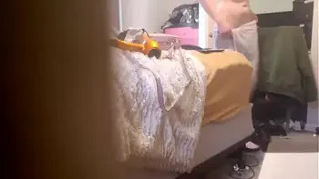 Real caught by sister in her room masturbating!  Listen at the end!