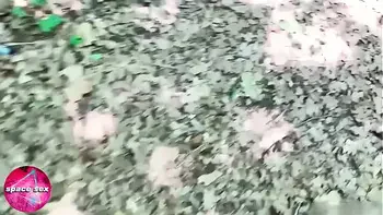 Filmed on Camera as a Stranger Girl Masturbate in a Tent