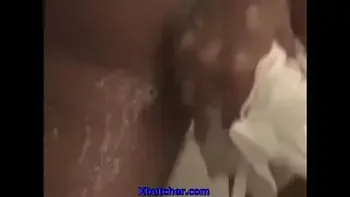 Cute Brunette Taking A shower