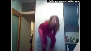 Blonde leggins upskirt