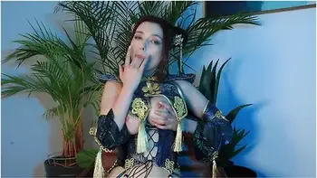 Chun Li From Street Fighter With Her Perfect Natural Body Masturbates To Get A Wild