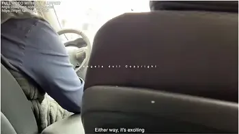 Angela Doll In Stranger Challenge - I Get Fucked By An Uber Driver And Swallow Everything From His Condom