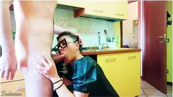 Amateur French - La Fille Wears Designer Clothes, He Ruins Them With His