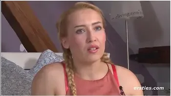 This German Blonde Knows How To Make Herself Climax