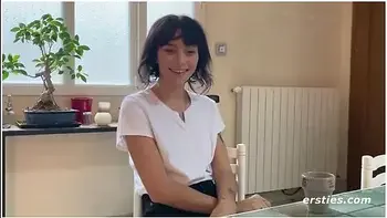 Sasha Masturbates With A Glass Dildo