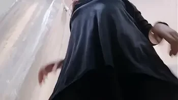 Your goes to a clothing store and puts her panties inside her pussy while she tries on some jeans