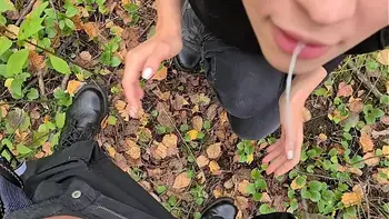 crazy maniac was watching the girl ! then he fucked her in the woods ( Loren strawberry )