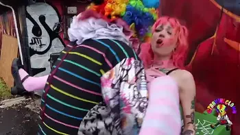 Fucking gothic chick after rock concert