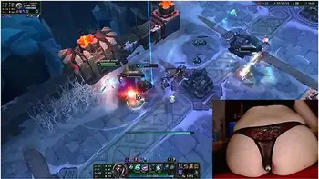 Gamer Girl In Giving The Vibrating Buttplug Another Chance League Of Legends #15 Luna