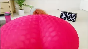 Joi From Personal Trainer With Puffy Pussy Lips Goes Into A Hot Downward Doggy Pose!