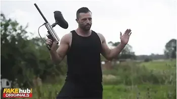 Fake Painballers Foursome With John Midget Babe And Ebony With Petite Princess Eve And Lola Marie