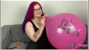 Deutsche Gothic Bbw Looner Video: Blow To Pop Miss Snapback Ballons