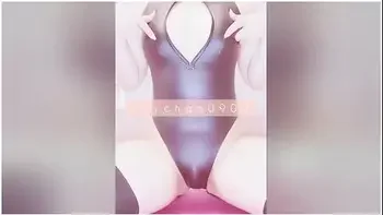 Waist Swing Nipple Masturbation With Lewd Leotard