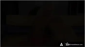 Horny Grandma Anett Drove A Big Shaft Right Into Her Ass