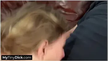 Surprised Milf Gives A Tiny Dick A Wet Blowjob - Agatha Delicious