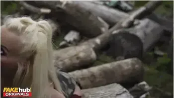 Petite Princess Eve And Lola Marie In Fake Painballers Foursome With John Midget Babe And Ebony