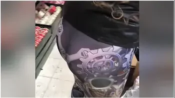 See Through Designer Leggings Pink Panties Xmas Shopping