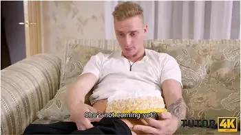 Student 18+ Brings Chemistry Tutor A Cake And Fucks Her Instead With Blue Wave And Martin Spell