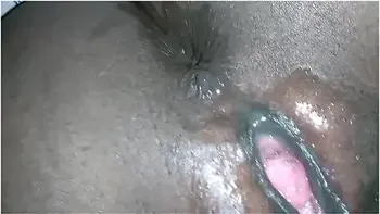 Dripping Wet Pussy With Big Clit Jerking Orgasm Ebony Masturbation