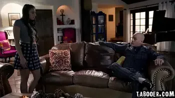 Stepdad Derrick Pierce spanks and anally punishes his own poor daugther Gia Derza for staying overnight at a friend's place!