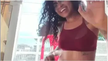 Having Fun On The Balcony