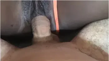 I Fuck My African Slut With My Big Cock And Creampie Her