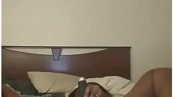 Ebony Milf Strips And Plays With Creamy Pussy Until She Squirts