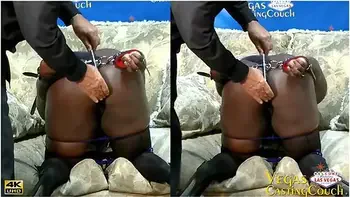 Onyx- Ass Fucked Deep-bdsm -anal Hook -big Ebony Natural Boobs- Hot Wax- Interracial- Anal Pov