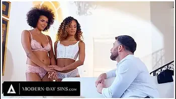 Scarlit & Alina Ali Cum Swap Cuckold Husbands Cum! Hot Ffm