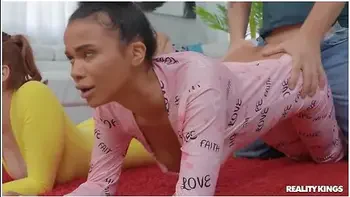 Slumber Party 3some Ft. Easy-to-pick Onesie Pyjamas