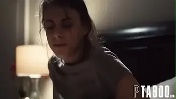 Hypocritical Priest Convinces Scared Teen Gia Derza To Give Up Her Anal Virginity