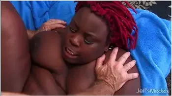 Black Bbw Marley Xxx Takes A Thick Ivory Cock