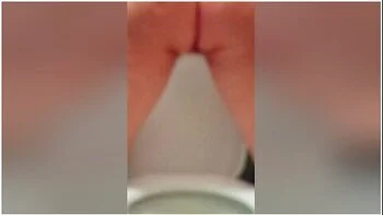 Hairy Milf Pisses In The Toilet With Her Fat Booty Spread And Wetting Pink Panties