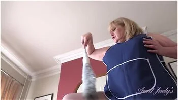 Aunt Judys In Judys - Mature Hairy Bbw Catherine - Housecleaning In Pantyhose