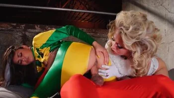 Allie Haze, Jeanie Marie Sullivan, and Tom Byron in a thrilling ffm threesome parody