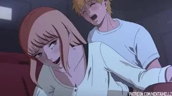 Public Cinema Sex Excites Makima Hentai Anime Fuck