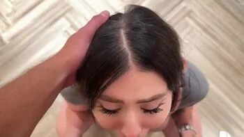 Goth Stepsis Rosie Rider Craves Big Dick - No Condom Blowjob & Doggy Style